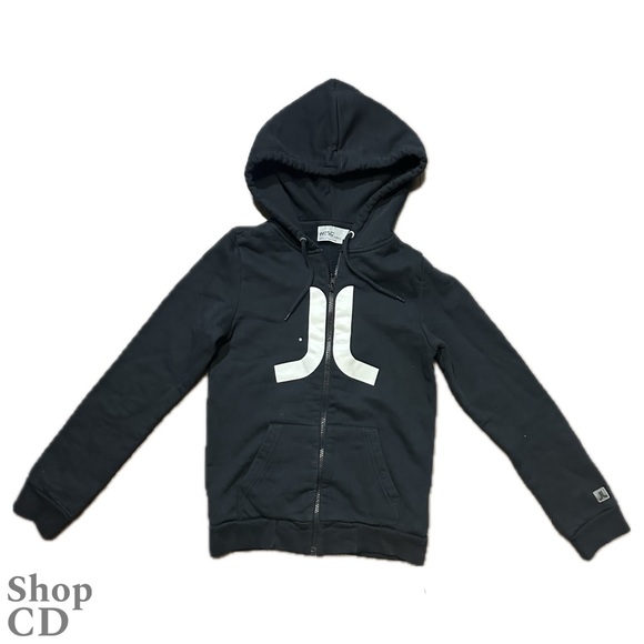 WeSC Black Zip-Up Hoodie - Picture 1 of 3
